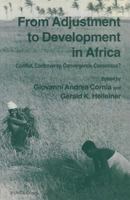 From Adjustment to Development in Africa 0333613627 Book Cover