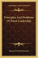 Principles And Problems Of Naval Leadership 1163813346 Book Cover