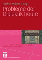 Probleme der Dialektik heute 3531170627 Book Cover