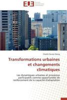 Transformations Urbaines Et Changements Climatiques 3841730914 Book Cover