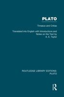 Plato: Timaeus and Critias (RLE: Plato) 0415751594 Book Cover