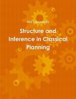 Structure and Inference in Classical Planning 1312466219 Book Cover