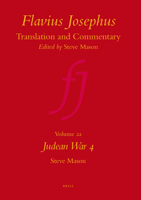 Flavius Josephus: Translation and Commentary, Volume 2a: Judean War 4 9004117083 Book Cover