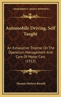 Automobile driving self-taught 0548873844 Book Cover