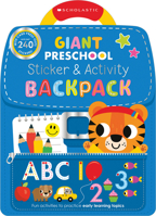 Giant Preschool: Sticker & Activity Backpack (Scholastic Early Learners) B0G2PQBSKM Book Cover