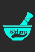 Kitchen: 100 Pages 6'' x 9'' Lined Writing Paper Best Gift For Cooking Lover 1698903111 Book Cover