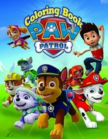 Paw Patrol Coloring Book: JUMBO Toddler Coloring Book Paw Patrol, Funny 50 Coloring Pages. 1677176520 Book Cover