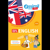 100% ENGLISH +13 Jahre - KIDS & TEENS (Allemand): (English Youth Method 13+ Years) (Assimil: Kids & Teens) 3896253158 Book Cover