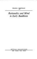 Rationality and Mind in Early Buddhism 8120819276 Book Cover