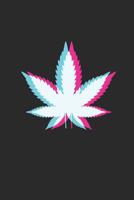 Cannabis: Notebook 6x9 I Diary I 120 Pages I Cream Coloured I Checked I Squared Grid I Notepad for potheads, cannabis, weed, THC and 420 lovers! 1073755959 Book Cover