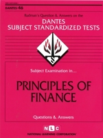 DSST Principles of Finance (DANTES series) (Dantes Series : No. 46) 0837366461 Book Cover