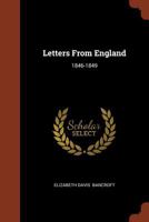 Letters from England 1438536216 Book Cover