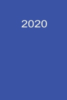 2020: Planer 2020 A5 Blau (German Edition) 1679458469 Book Cover