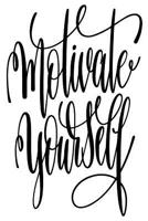 Motivate Yourself: 6x9 College Ruled Line Paper 150 Pages 1095918877 Book Cover
