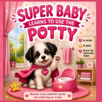 Super Baby Learns to Use the Potty: A Story About Patience, Confidence, and Growing Up (The Adventures of Baby the Super Dog) B0H5T23LWP Book Cover
