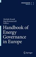 Handbook of Energy Governance in Europe 3030432491 Book Cover