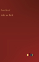 Letter and Spirit 3385247845 Book Cover