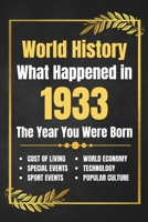 World History What Happened in 1933: The Year You Were Born - Major Events, Sports Highlights, Technological Advances, Cost of Living Changes and More B0F2FLYKCY Book Cover