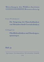 Die Steigerung Der Dauerhaltbarkeit Von Schrauben Durch Gewindedrucken 3663030849 Book Cover