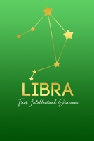 Libra. Fair. Intellectual. Gracious.: Zodiac Sign Notebook | Blank, Lined 6x9 inch Journal for Note-taking & Journaling | Astrology Constellation ... Horoscope Mystical Gifts (The Golden Zodiac) 1695641590 Book Cover