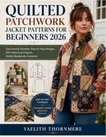 QUILTED PATCHWORK JACKET PATTERNS FOR BEGINNERS 2026: Easy Sewing Tutorials, Step-by-Step Designs, DIY Outerwear Projects, Stylish Handmade Garments B0H3L4D1BH Book Cover