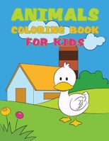 Animals Coloring Book for Kids: 50 Simple Patterns for Little Hands B08VCMWTW9 Book Cover