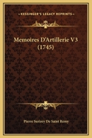 Ma(c)Moires D'Artillerie (A0/00d.1697) 2012586570 Book Cover
