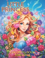 Little Princess Coloring Book: Easy and Cute Style Coloring Pages of Different Beautiful Princesses and their Animals and fancy Lives for Girls Kids Ages 4-8 B0CM9Z8YM6 Book Cover