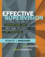 Effective Supervision: Supporting the Art and Science of Teaching 141661155X Book Cover