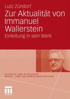 Zur Aktualität Von Immanuel Wallerstein: Einleitung In Sein Werk 3531164279 Book Cover