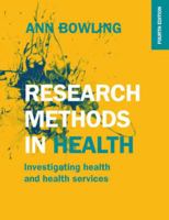Research Methods in Health: Investigating Health and Health Services 0335233643 Book Cover