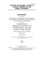 Fulfilling the promise?: a review of veterans' preference in the federal government 1675861021 Book Cover