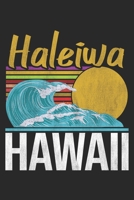 Haleiwa Hawaii: Hawaii Surfing Notebook Blank Dot Grid Family Journal dotted with dots 6x9 120 Pages Checklist Record Book Take Notes Hawaii Paradise Planner Paper Christmas Gift for Hawaii Lover Hawa 170846798X Book Cover
