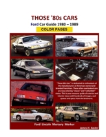 Those 80s Cars - Ford (Color Pages) 1300572647 Book Cover