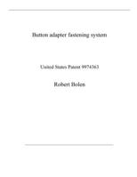 Button adapter fastening system: United States Patent 9974363 B08QXDXM7B Book Cover