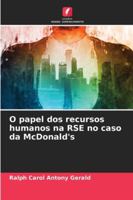 O papel dos recursos humanos na RSE no caso da McDonald's (Portuguese Edition) 6208733596 Book Cover