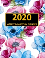 2020 Planner Weekly & Monthly: Yearly Planner: Jan 1, 2020 to Dec 31, 2020: Weekly & Monthly Planner + Calendar Views + Inspirational Quotes and Pretty Floral Cover (Heavenlyjoy Planner Series 2020) 1670558533 Book Cover