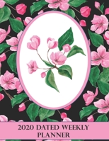 2020 Dated Weekly Planner: Annual Planner, Pink Flowers original design with goals, important dates and annual calendars included 1712362011 Book Cover