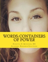 Words: Containers of Power: Spiritual Development Youth Workbook 1517402611 Book Cover