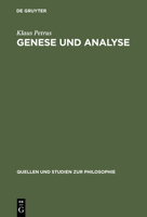 Genese Und Analyse: Logik, Rhetorik Und Hermeneutik Im 17. Und 18. Jahrhundert 3110153947 Book Cover