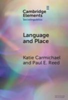 Language and Place 1009380869 Book Cover