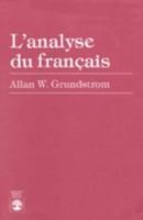 L'analyse du français 0819135690 Book Cover