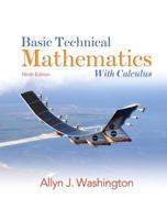 Basic technical mathematics with calculus 0846586096 Book Cover