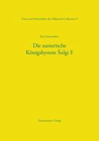 Die Sumerische Konigshymne Sulgi F 3447068361 Book Cover