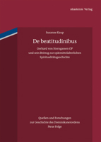 de Beatitudinibus 3050050683 Book Cover