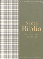 Biblia RVR 1960 Compacta Símil Piel Cuadros Verde (Bible RVR 1960 Compact Size LeatherLike Green Checked Pattern(Spanish Edition) 8418853484 Book Cover