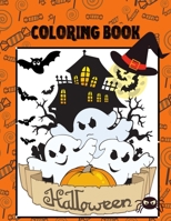 Coloring book - Halloween: 40 colorings - for kids 5-10 years (French Edition) B08HTXVVJV Book Cover