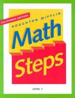 Mathsteps, California Edition: Level 1 0395980070 Book Cover
