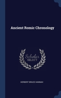 Ancient Romic chronology 1340231115 Book Cover