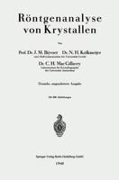 Rontgenanalyse Von Krystallen 366228264X Book Cover